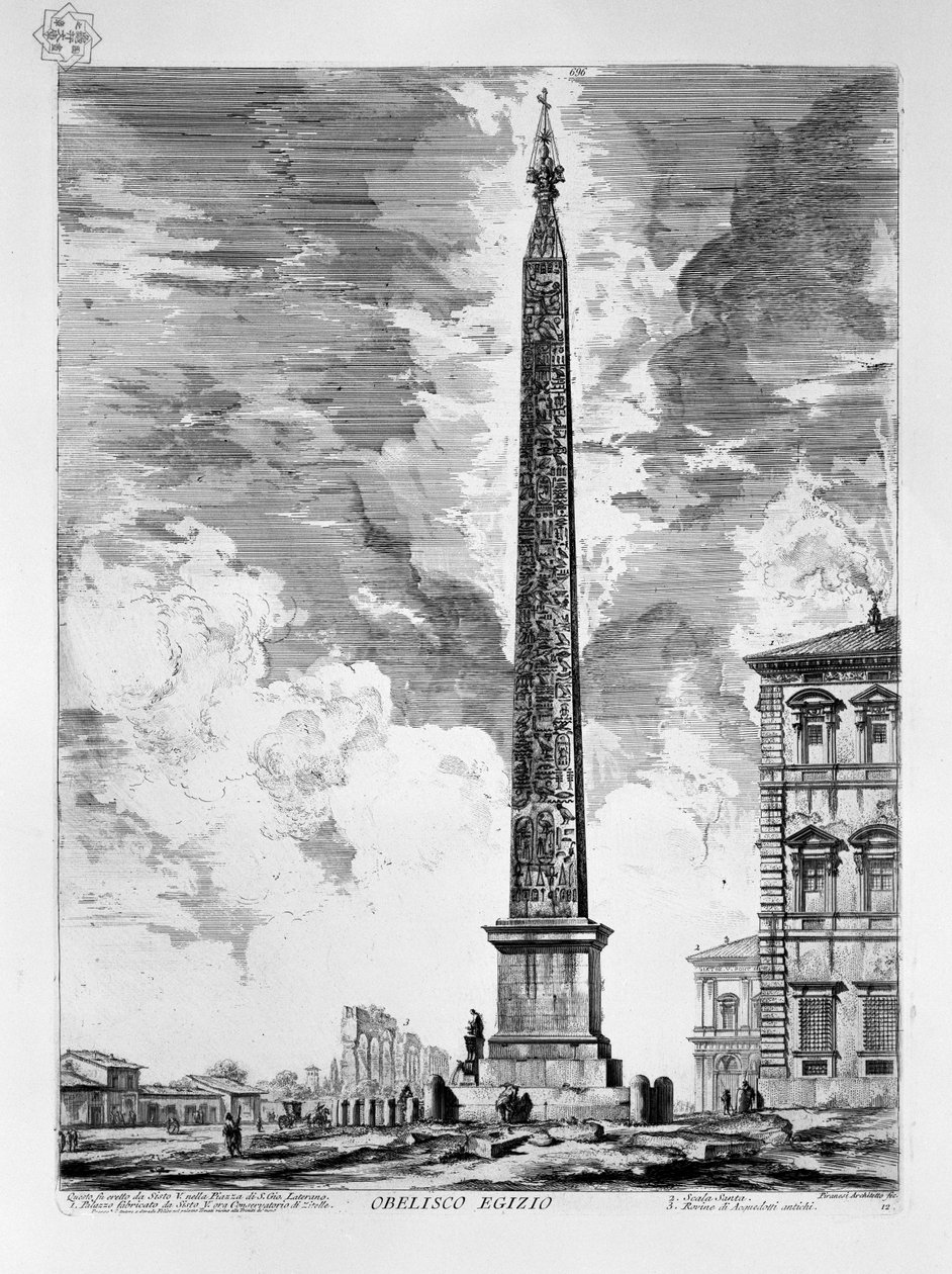 Obelisco Lateranense. tekijältä Giovanni Battista Piranesi