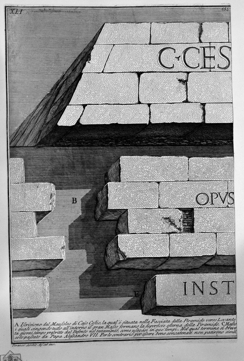 Unbekanntes Bild tekijältä Giovanni Battista Piranesi
