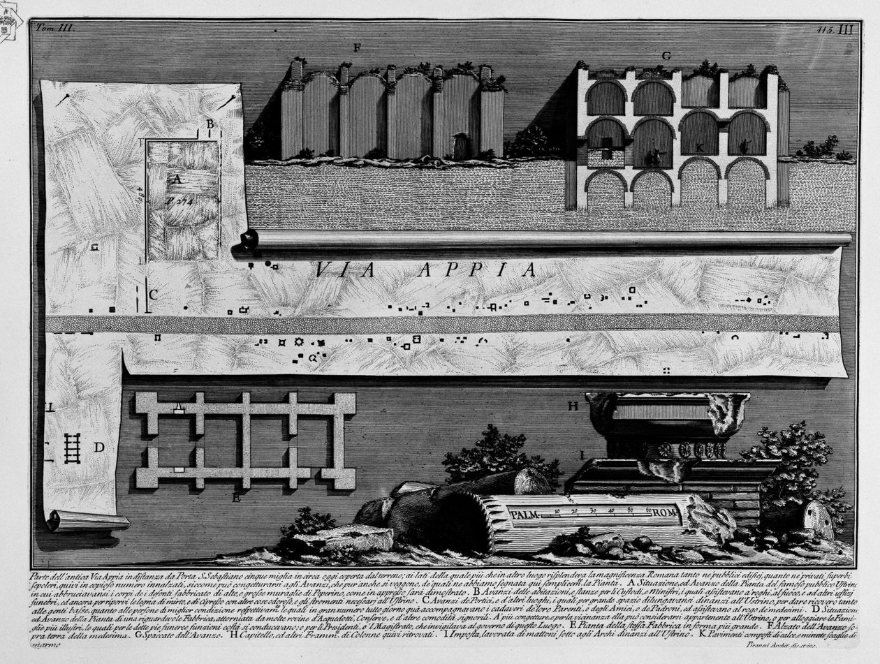 Appian kautta tekijältä Giovanni Battista Piranesi