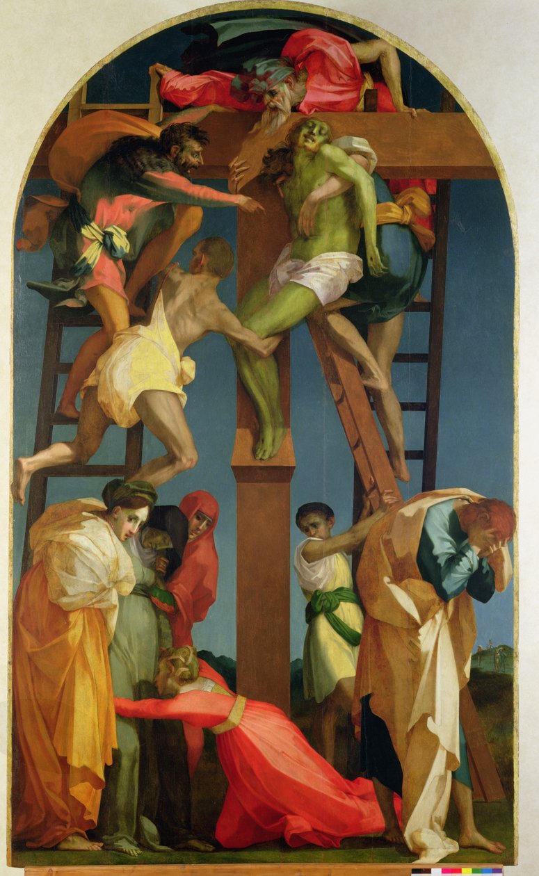 Laskeutuminen ristiltä, 1521 (katso lisätietoja numerosta 85136) tekijältä Giovanni Battista Rosso Fiorentino