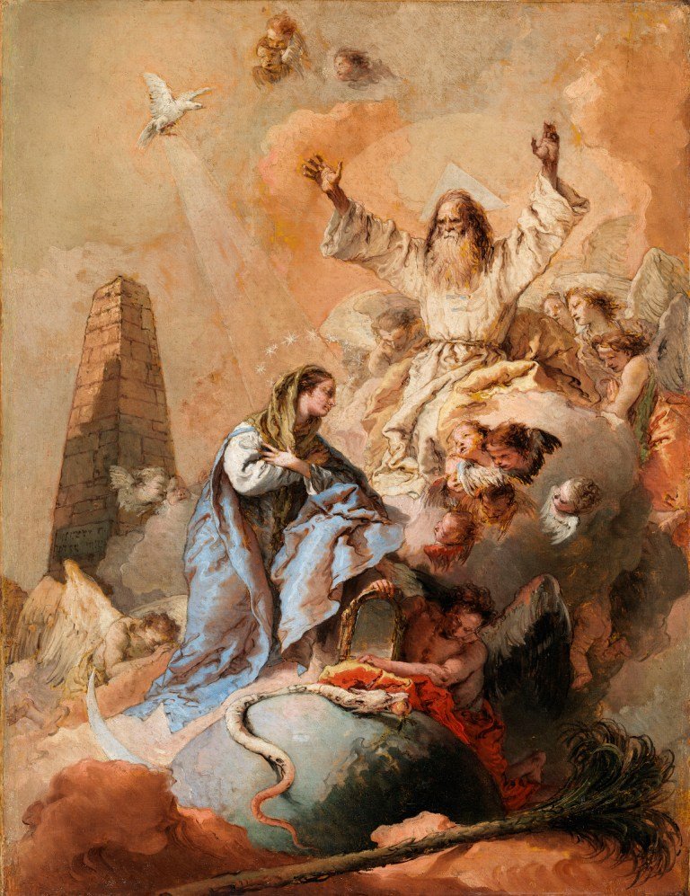 Immaculate Conceptionin Allegoria tekijältä Giovanni Battista Tiepolo