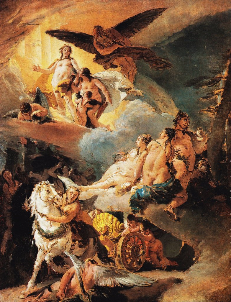 Apollo ja Fetonte tekijältä Giovanni Battista Tiepolo
