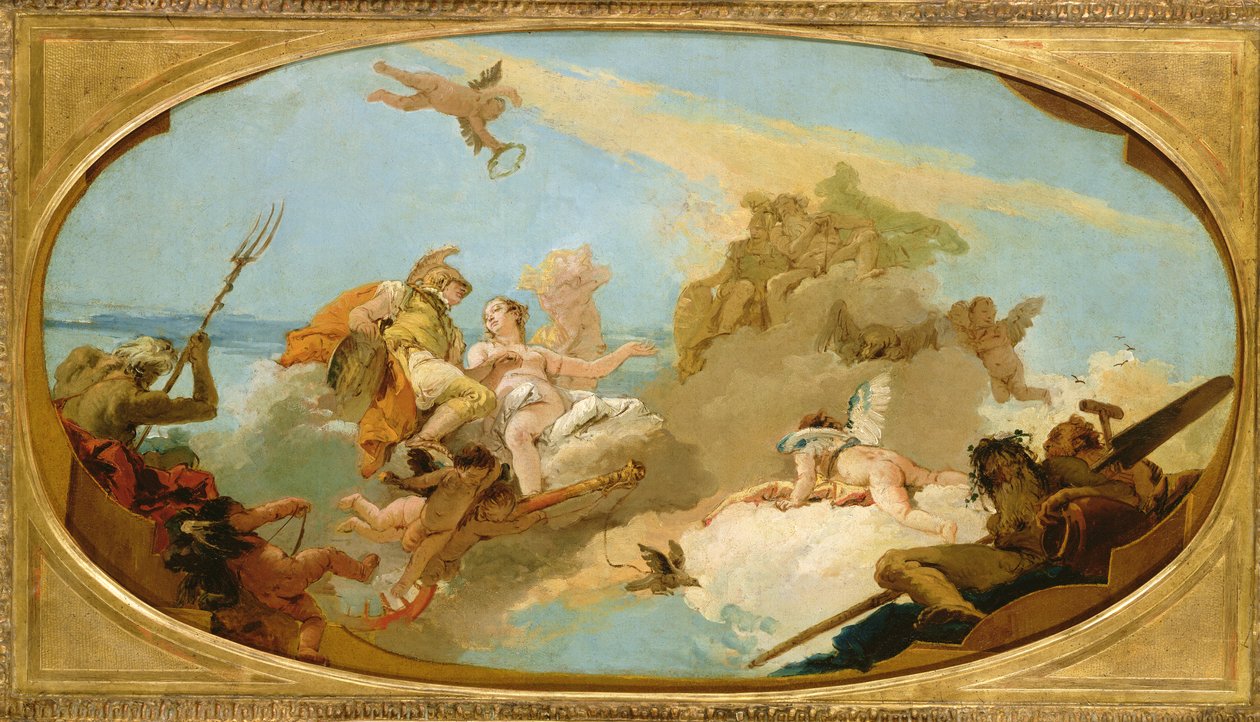 Amiraali Vittor Pisanin apoteoosi tekijältä Giovanni Battista Tiepolo