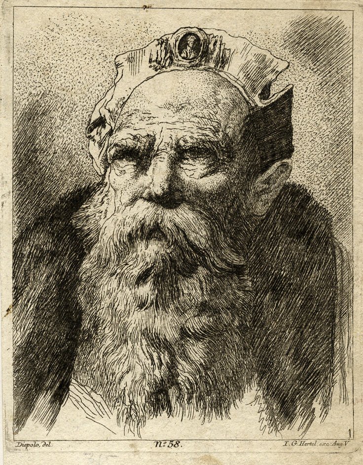 Bildnis eines alten Mannes tekijältä Giovanni Battista Tiepolo