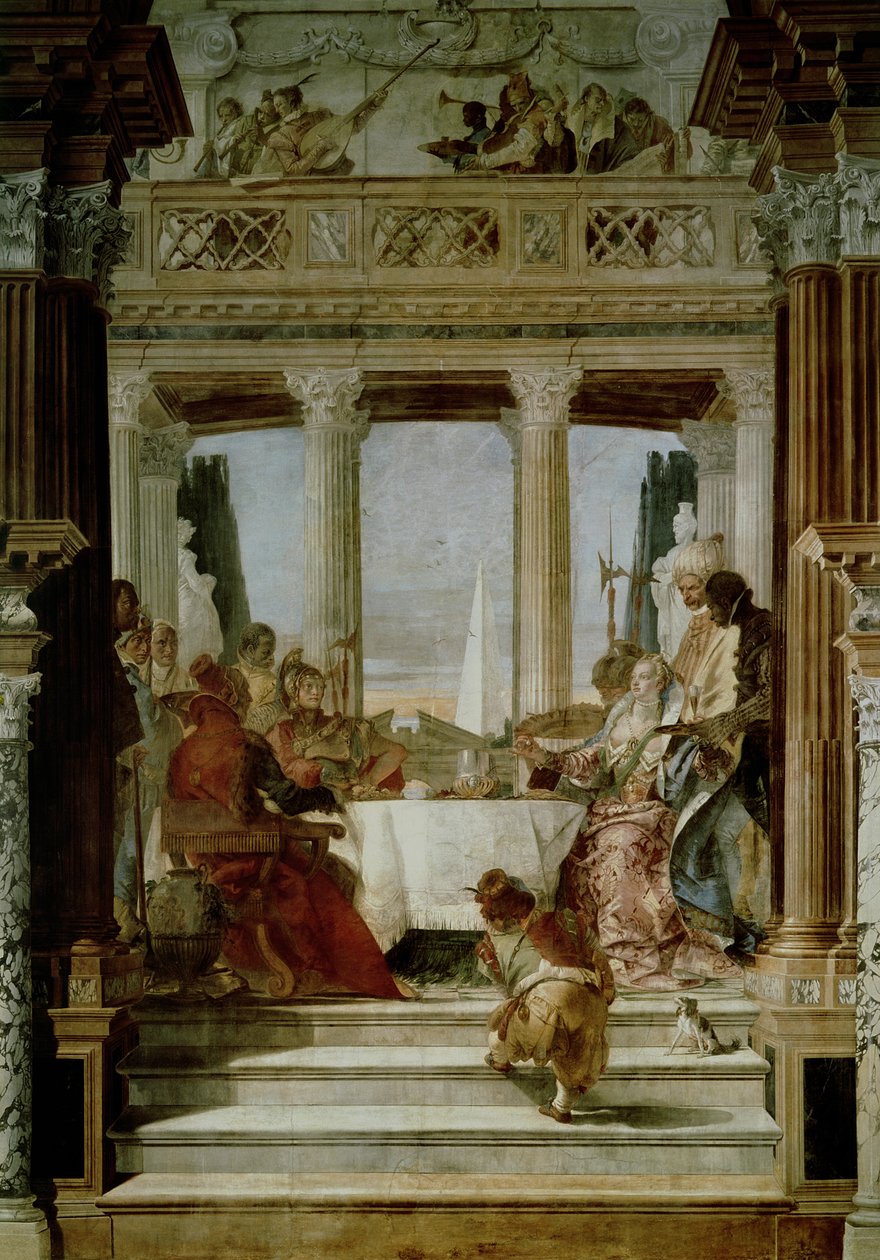 Kleopatran juhlaillallinen tekijältä Giovanni Battista Tiepolo