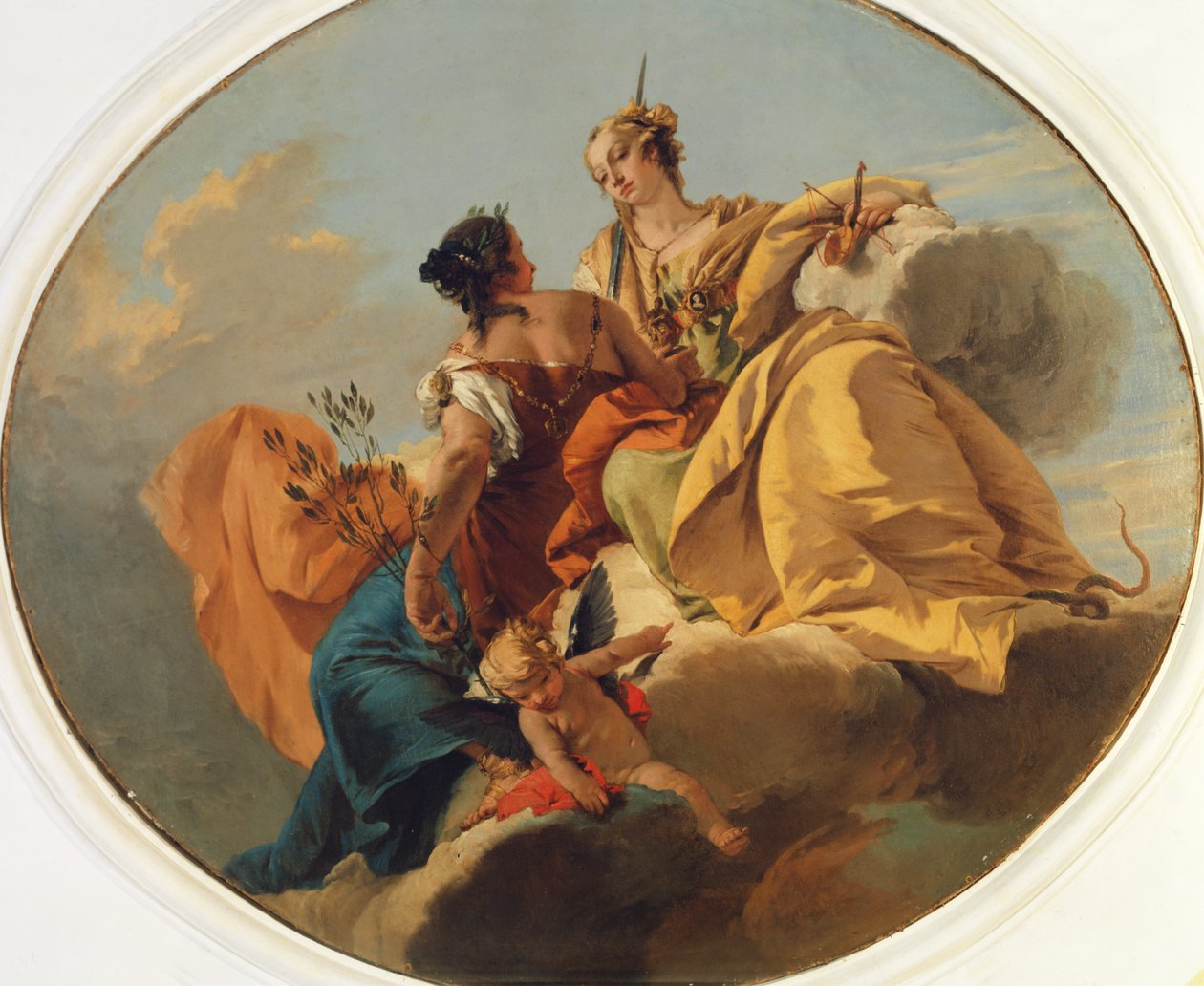 Oikeus ja rauha tekijältä Giovanni Battista Tiepolo