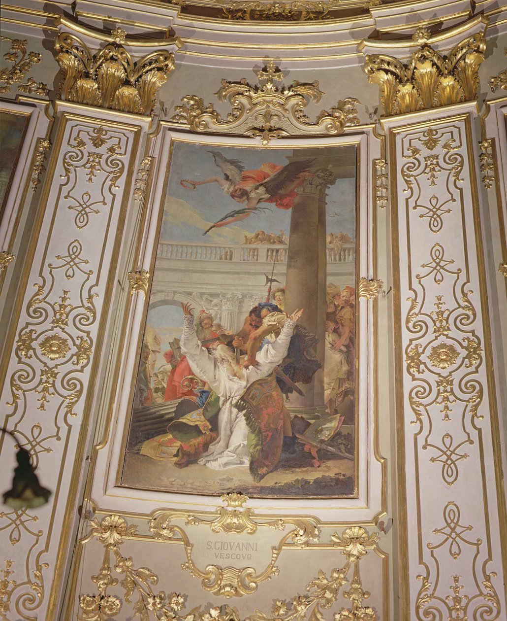 Bergamon piispan Pyhän Johanneksen marttyyrikuolema tekijältä Giovanni Battista Tiepolo