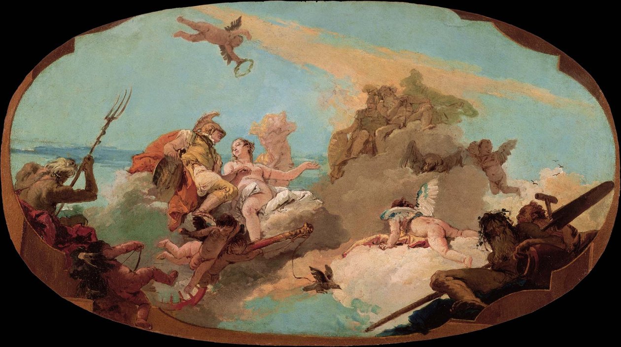 Amiraali Vettor Pisanin apoteoosi tekijältä Giovanni Battista Tiepolo