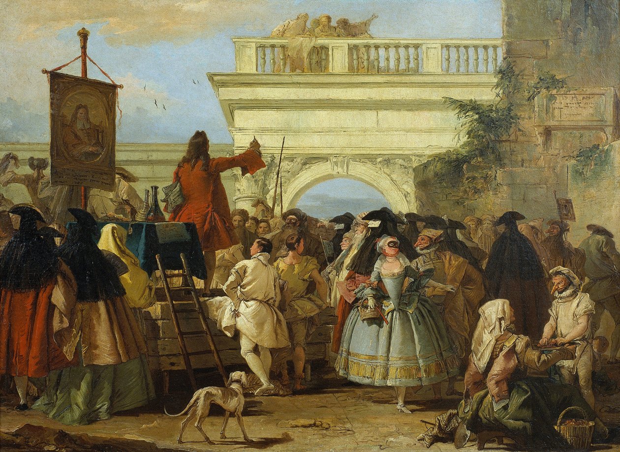 Charlatan tekijältä Giovanni Battista Tiepolo