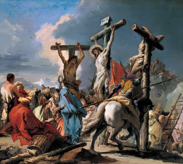 Ristiinnaulitseminen tekijältä Giovanni Battista Tiepolo