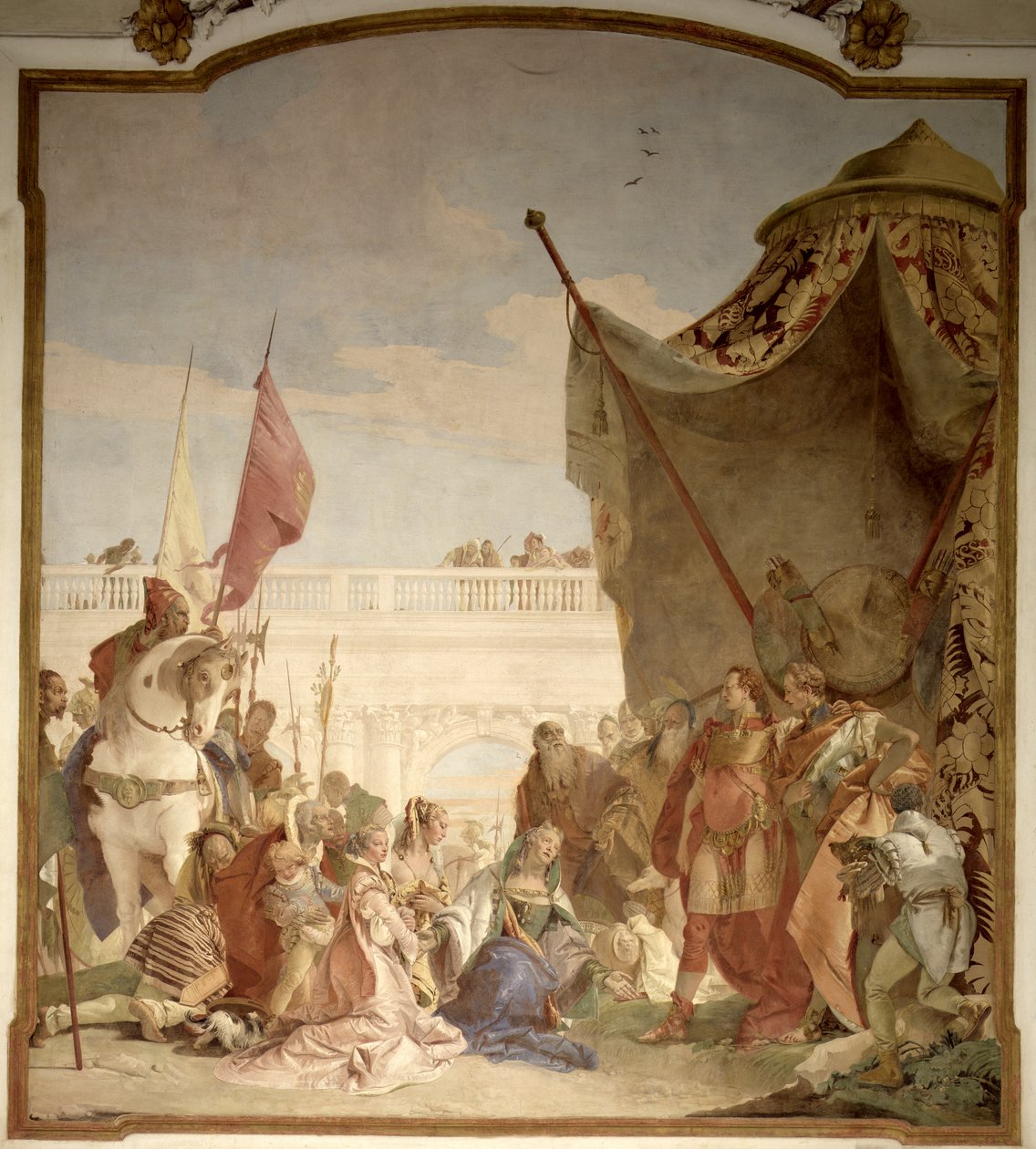 Dariuksen perhe ennen Aleksanteria tekijältä Giovanni Battista Tiepolo