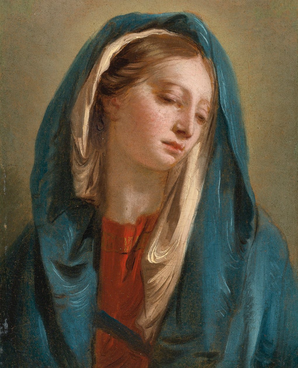 Madonna osoittaa eteenpäin tekijältä Giovanni Battista Tiepolo