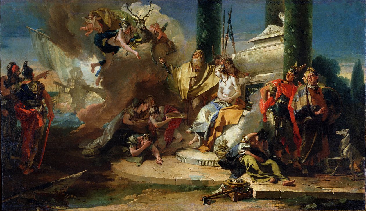 Iphigenian uhri tekijältä Giovanni Battista Tiepolo