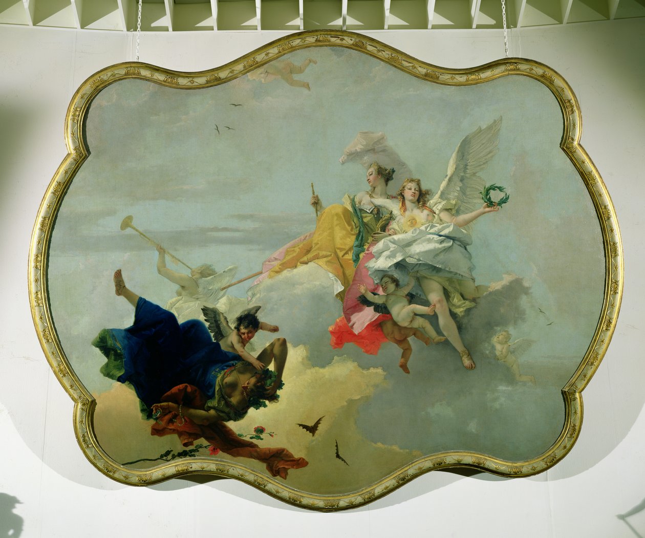 Hyveen ja jalouden voitto tekijältä Giovanni Battista Tiepolo