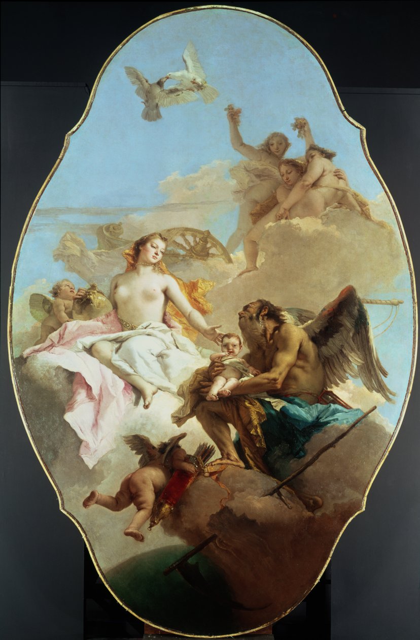 Venus, kattomaalaus tekijältä Giovanni Battista Tiepolo