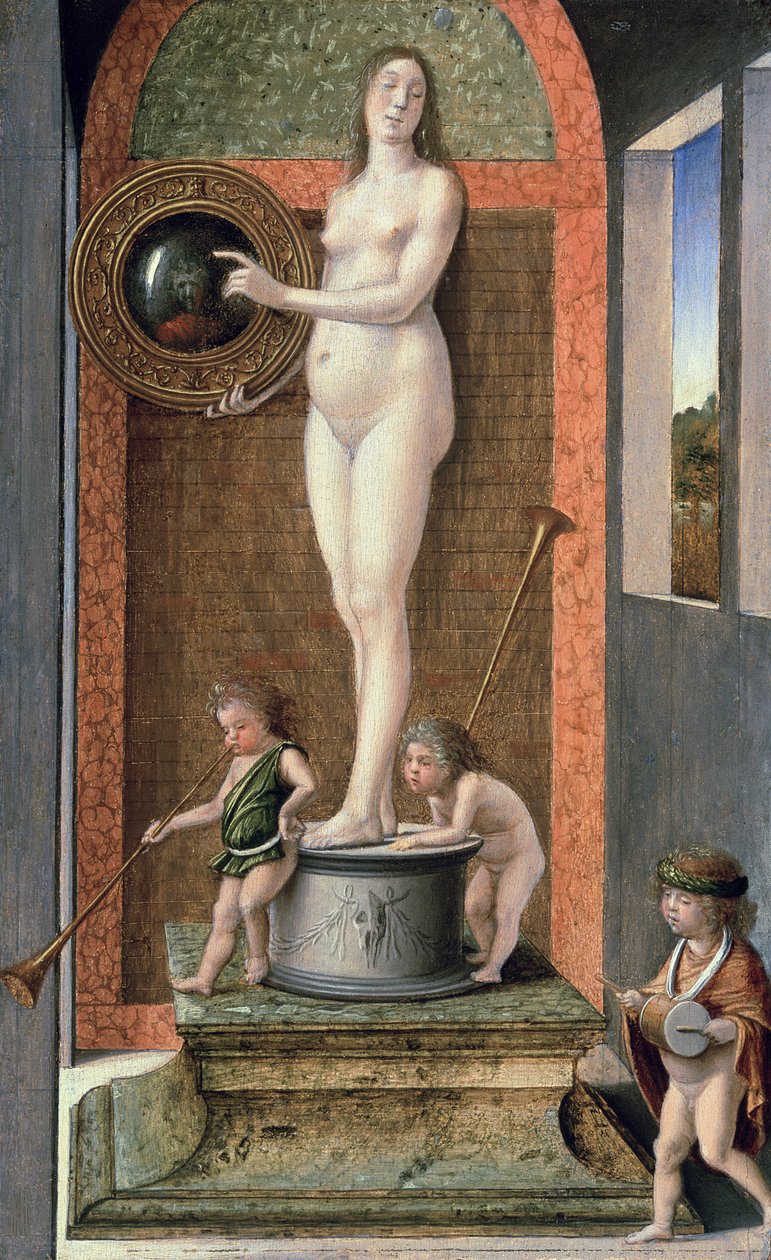 Varovaisuuden allegoria (katso vuotta 2000 edeltävä versio 13120) tekijältä Giovanni Bellini
