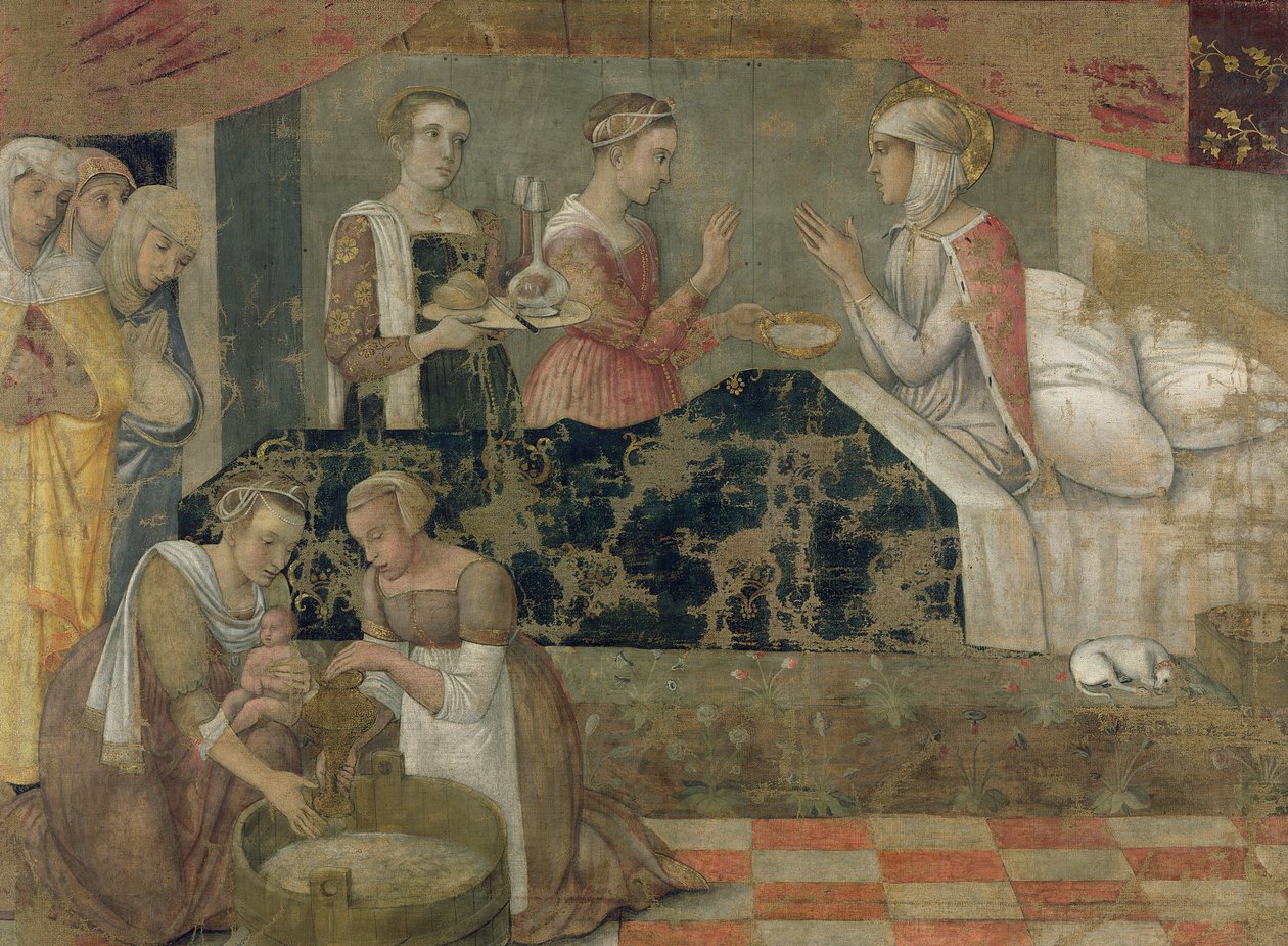 Neitsyen syntymä (tempera paneelissa) tekijältä Giovanni Bellini