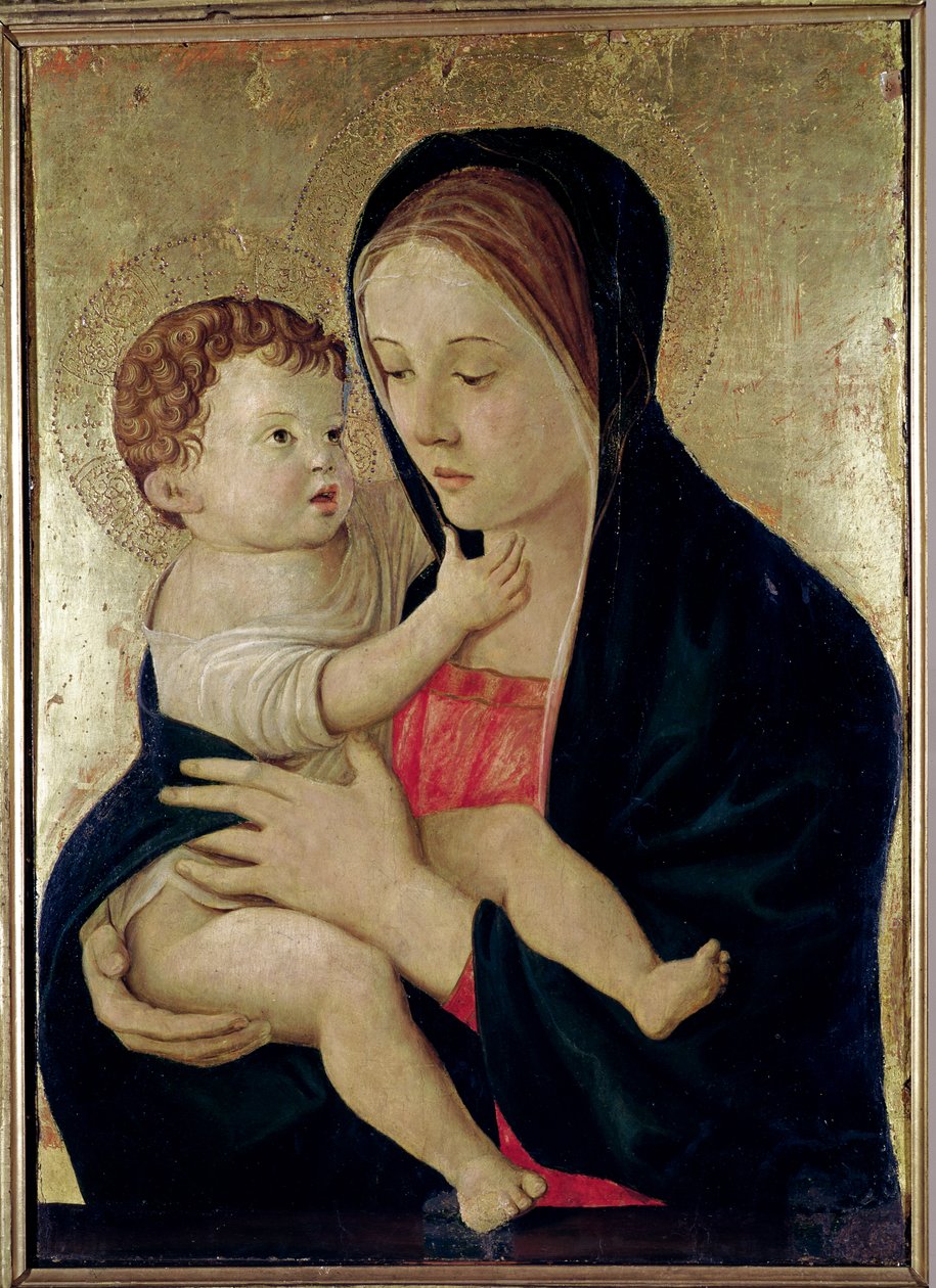Madonna ja lapsi, n. 1475 (tempera paneelissa) tekijältä Giovanni Bellini