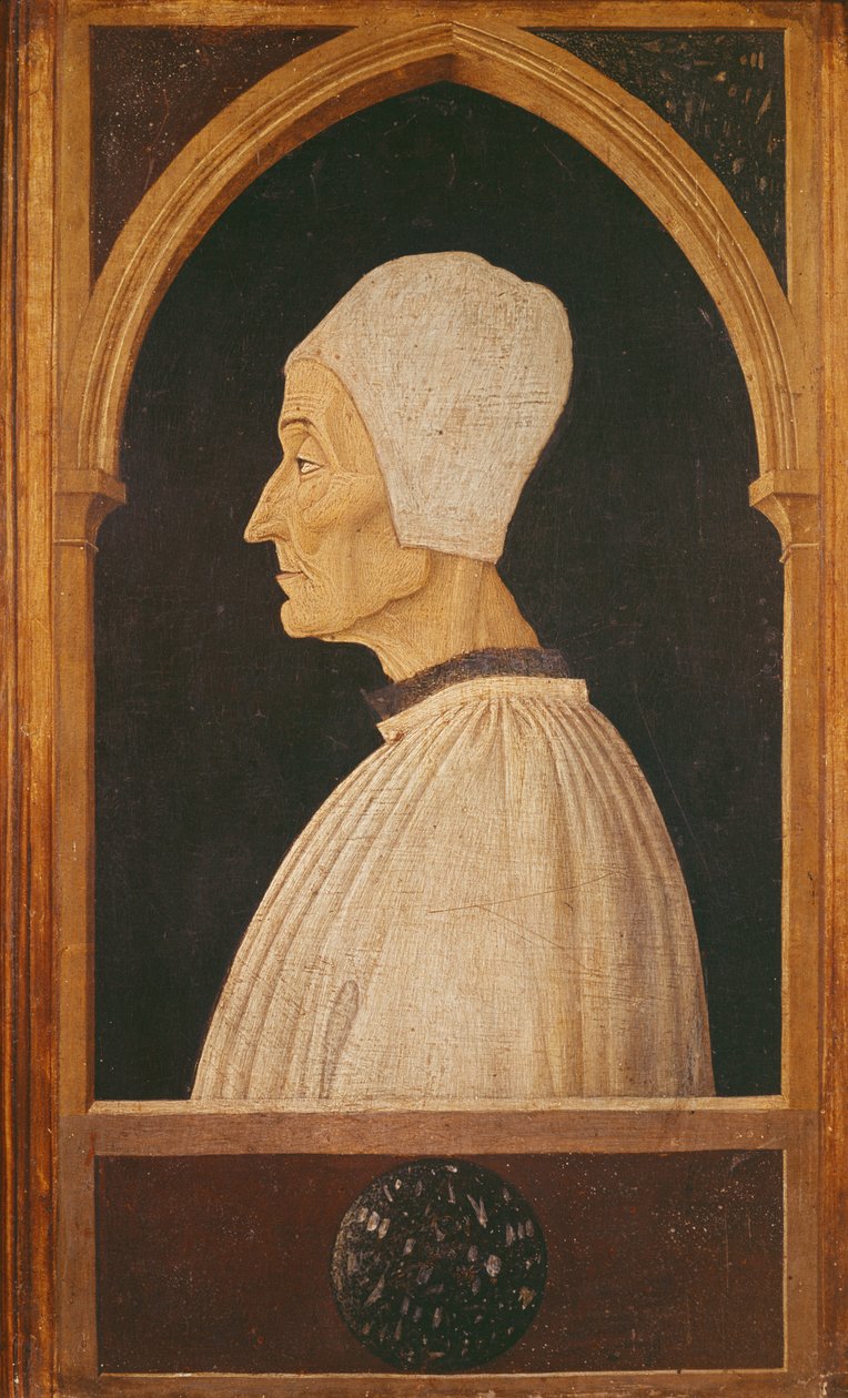 Pyhän Lawrence Giustinianin (1381-1455) muotokuva tekijältä Giovanni Bellini