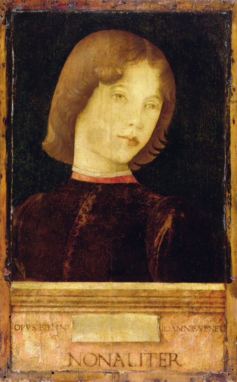 Pojan muotokuva, n. 1470 (tempera paneelissa) tekijältä Giovanni Bellini