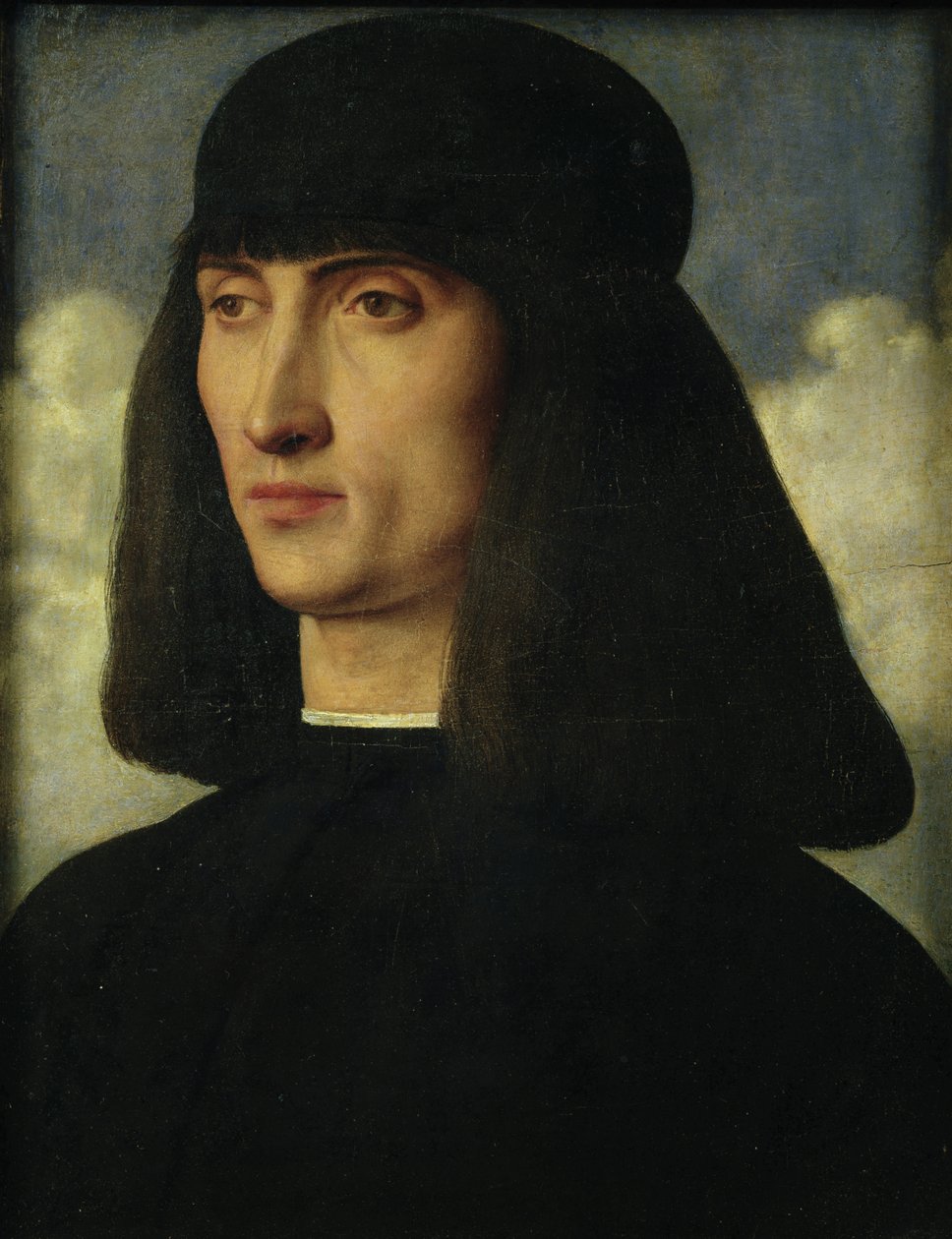 Nuoren miehen muotokuva, n. 1500 tekijältä Giovanni Bellini