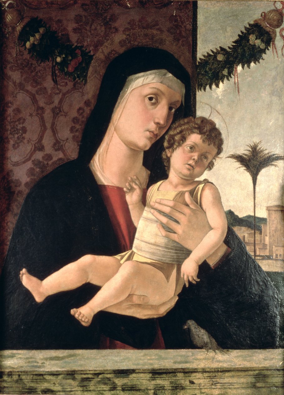 Kaunissilmäinen Madonna tekijältä Giovanni Bellini