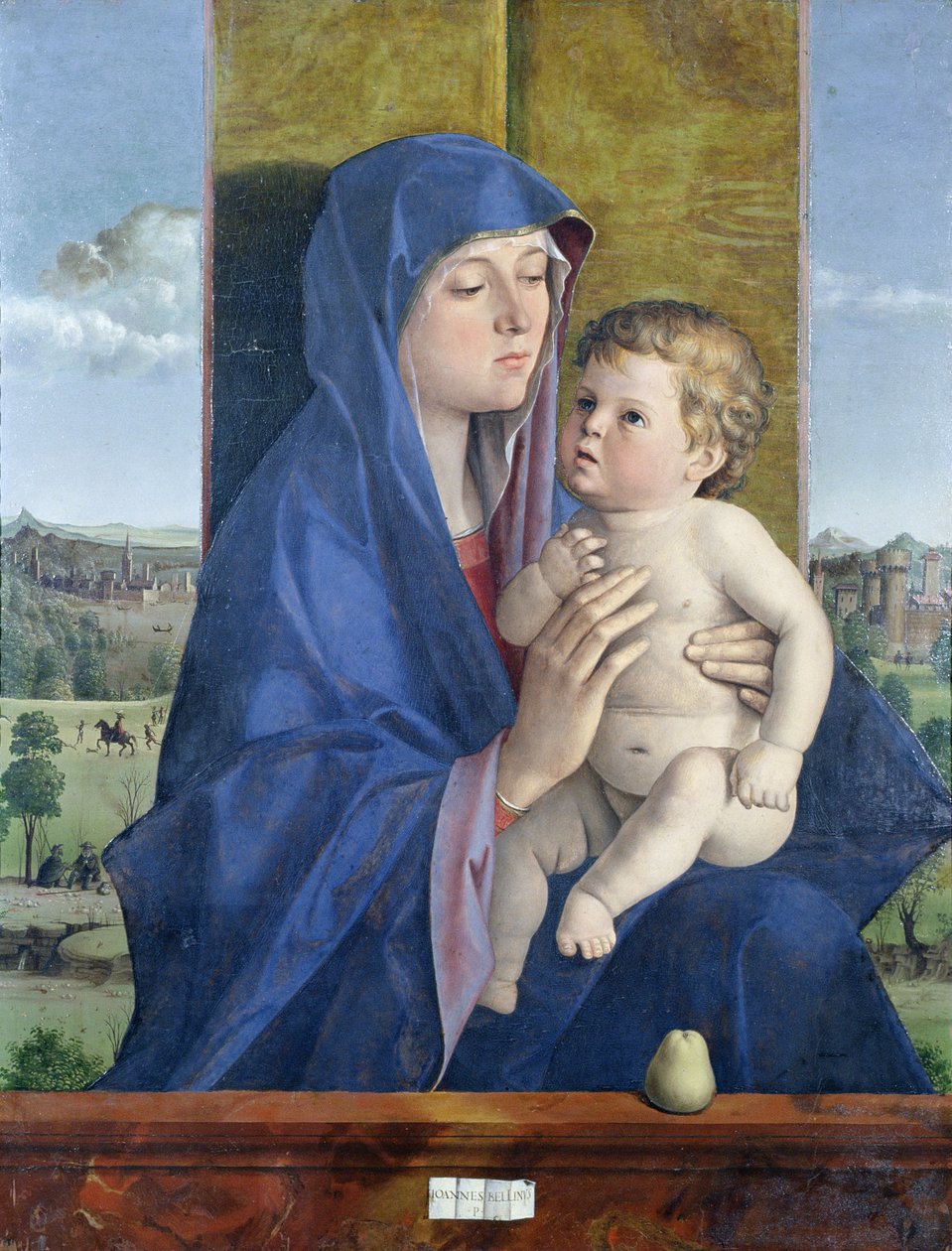 Päärynän neitsyt tekijältä Giovanni Bellini