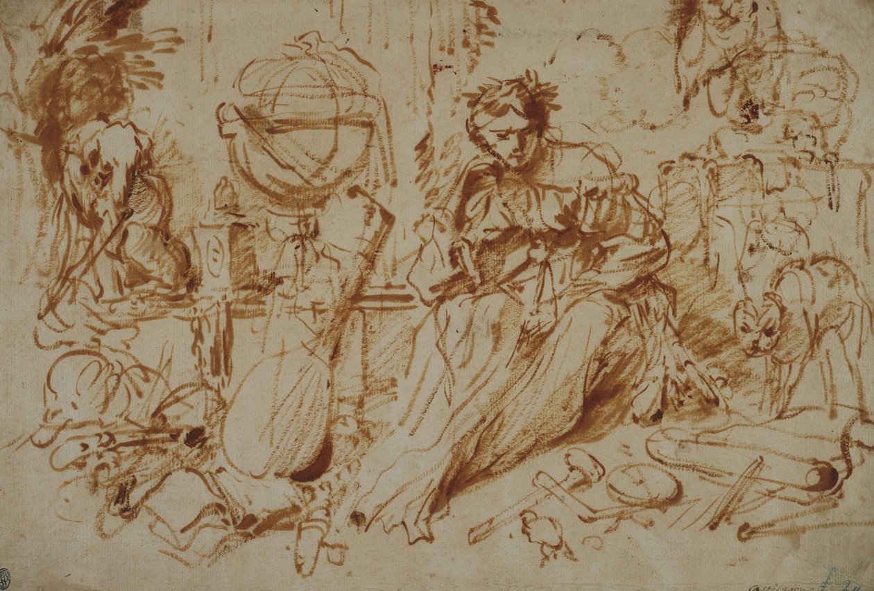 Melankolia tekijältä Giovanni Benedetto Castiglione