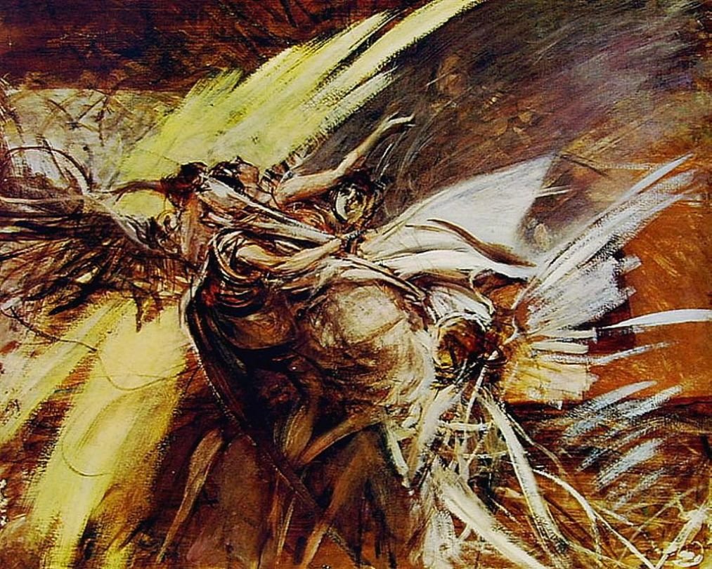 Enkelit.Polski: Ärsyttävä.Deutsch: Engel.n tekijältä Giovanni Boldini