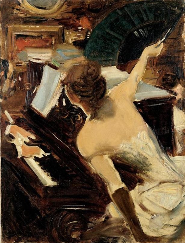 Mondonan laulaja tekijältä Giovanni Boldini
