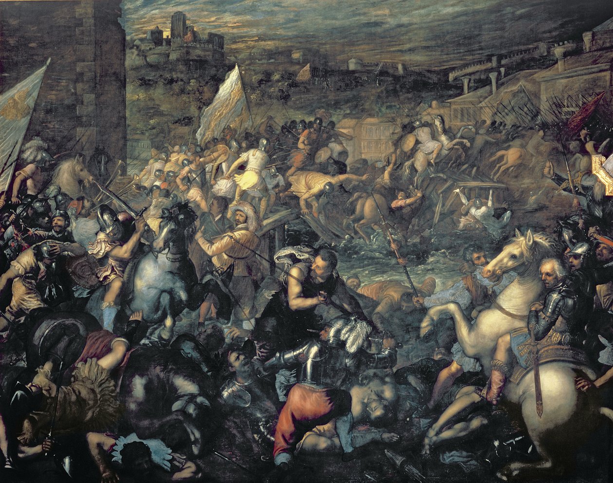 Gattamelata (Soturi) ja Venetsia valloittaa Veronan tekijältä Giovanni Contarini