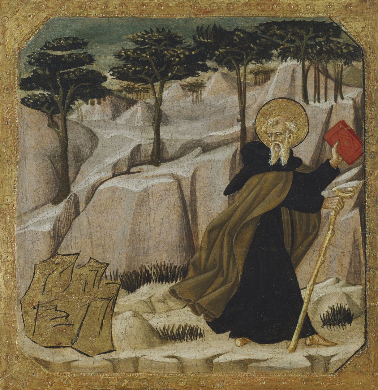 Pyhä Anthony -apotti houkutteli kultaa tekijältä Giovanni Di Ser Giovanni Guidi