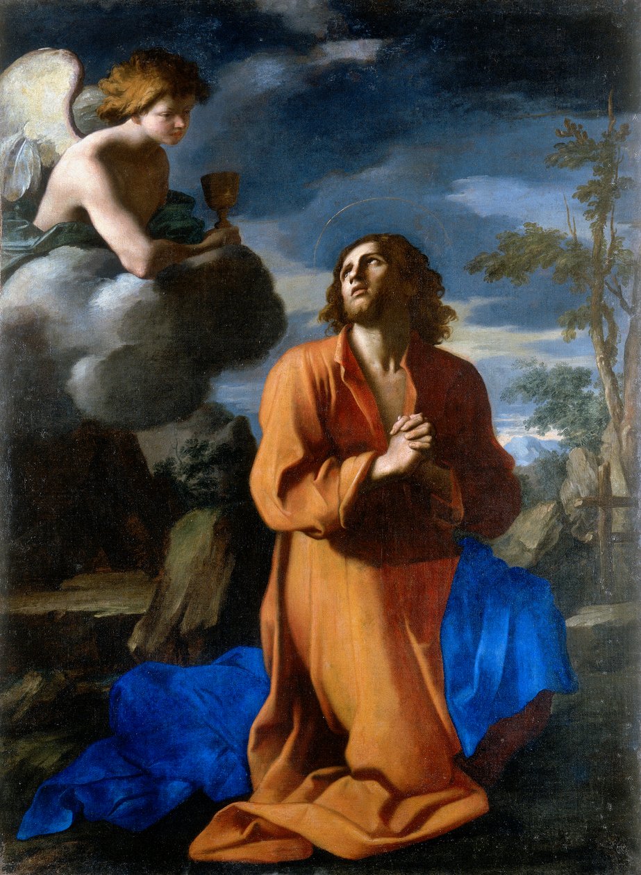 Kristus oliivitarhassa. Giovanni Domenico Cerrinin työ tekijältä Giovanni Domenico Cerrini