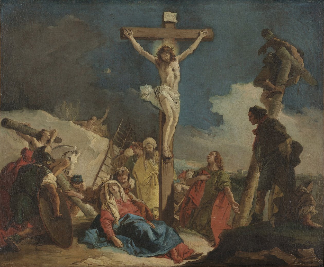 Golgota tekijältä Giovanni Domenico Tiepolo
