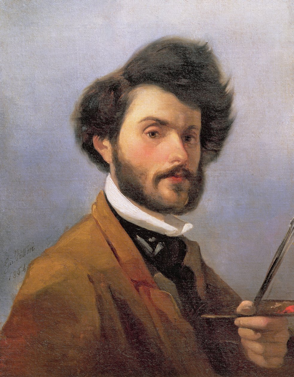 Omakuva, 1854 tekijältä Giovanni Fattori