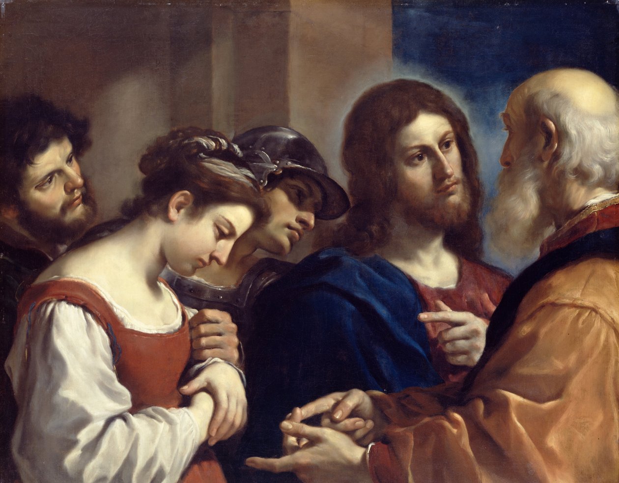 Nainen aviorikoksesta tekijältä Giovanni Francesco Barbieri