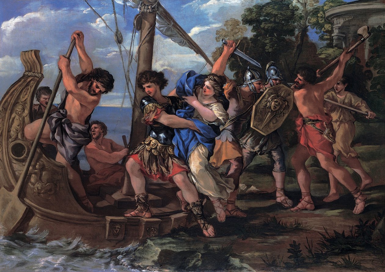 Elenan sieppaus tekijältä Giovanni Francesco Romanelli
