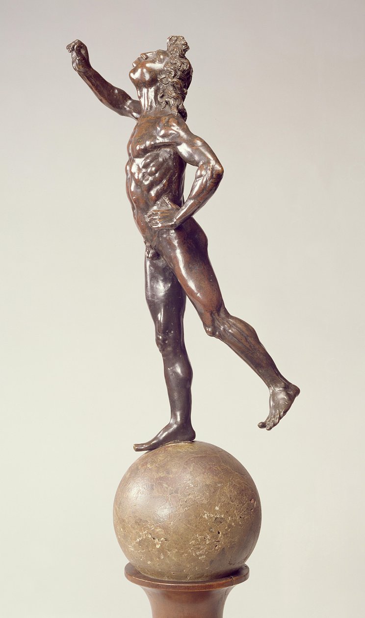 Merkuriuksen suihkulähdehahmo, Firenze, 1515 (pronssi) tekijältä Giovanni Francesco Rustici