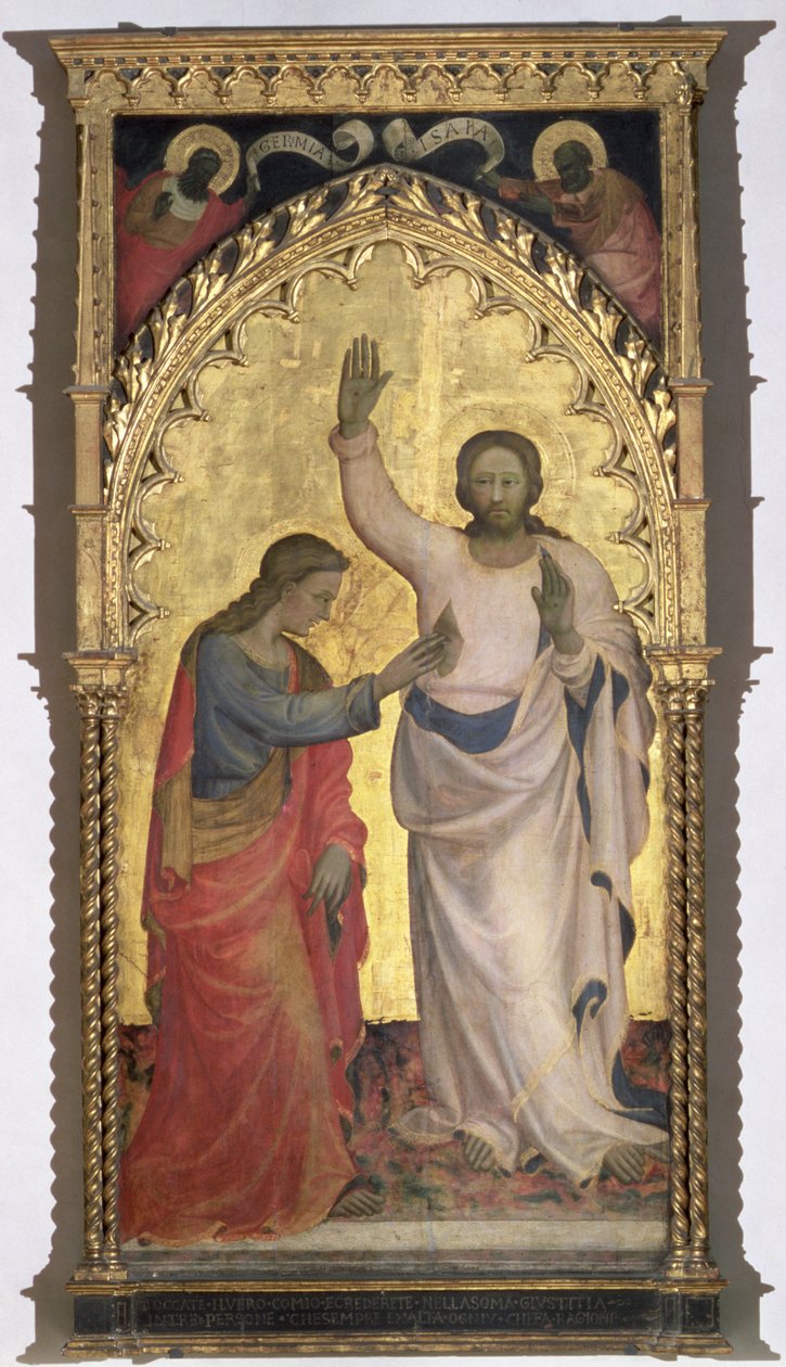 St. Thomasin uskomattomuus (tempera paneelissa) tekijältä Giovanni Francesco Toscani