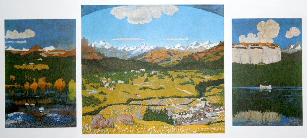 Flims Panorama English: The Flims Panorama tekijältä Giovanni Giacometti