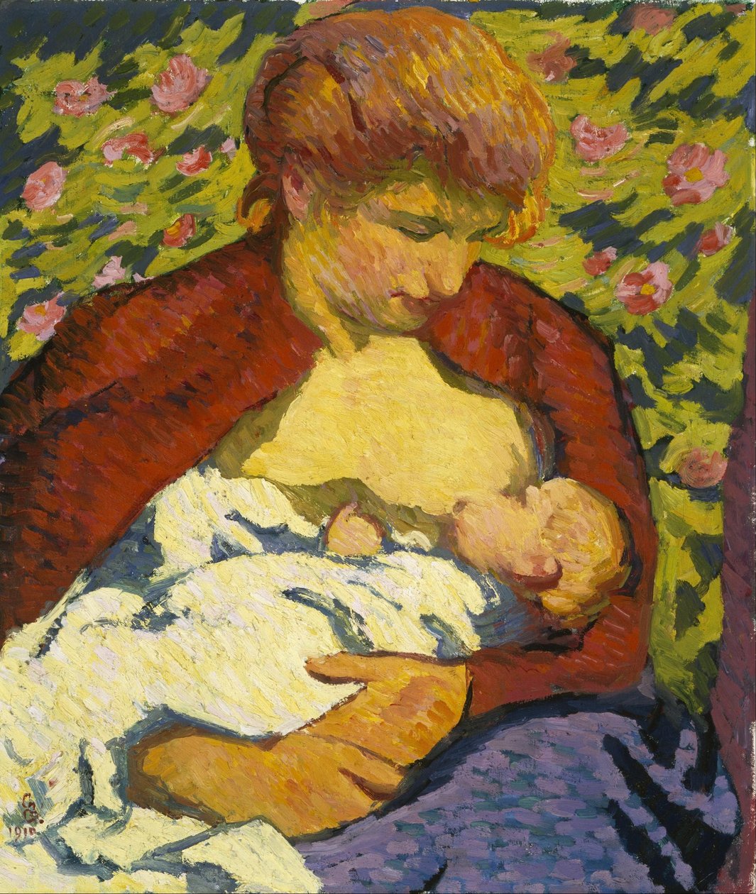 Nuori äiti tekijältä Giovanni Giacometti