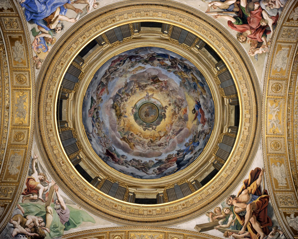 Glory of Paradise, 1627 tekijältä Giovanni Lanfranco