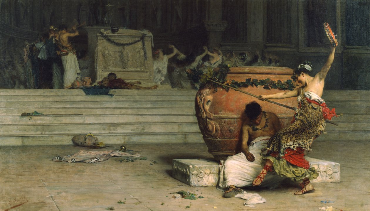 Bacchuksen temppeli, 1881 tekijältä Giovanni Muzioli
