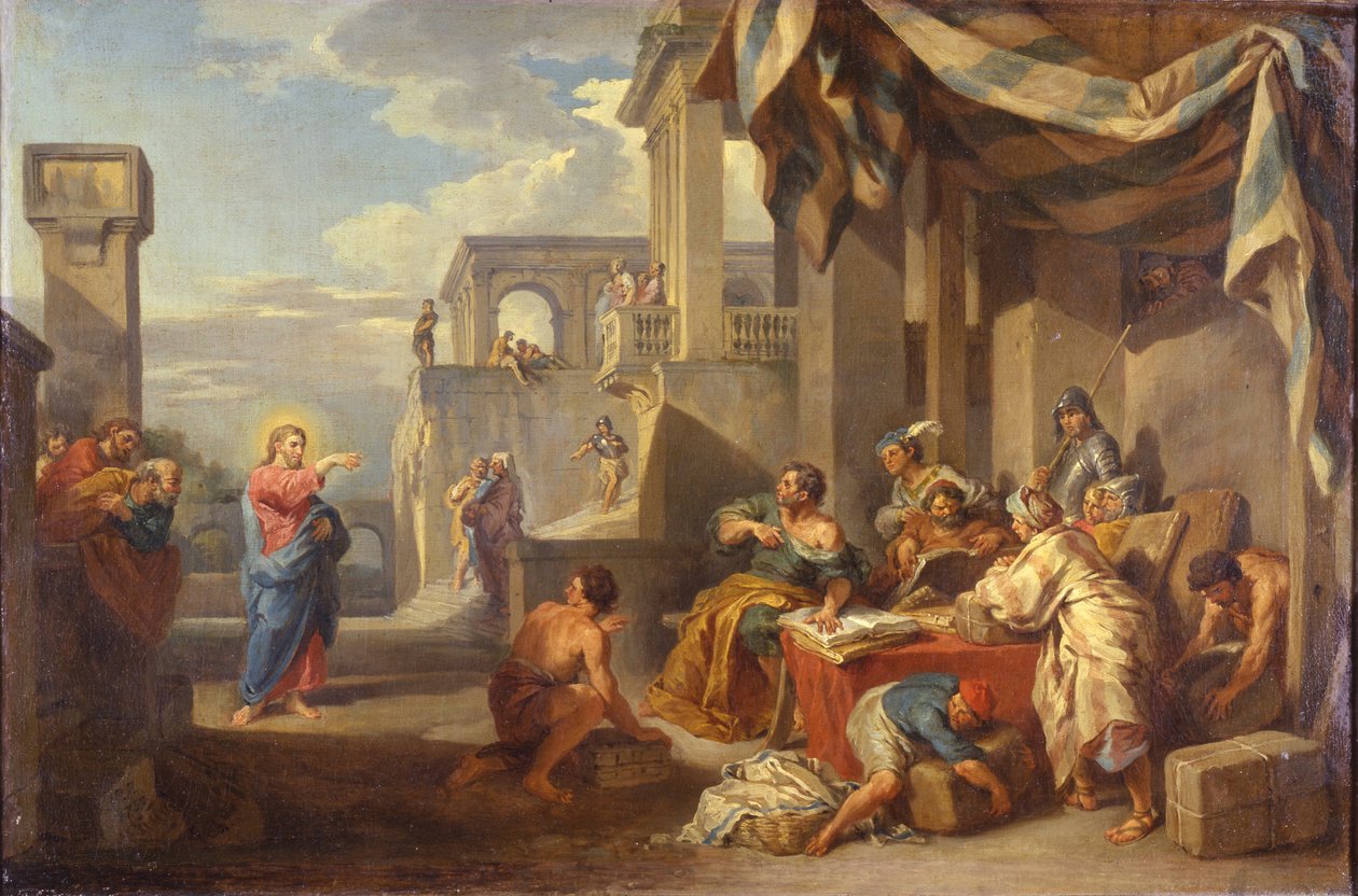 Pyhän Matteuksen kutsu tekijältä Giovanni Paolo Pannini