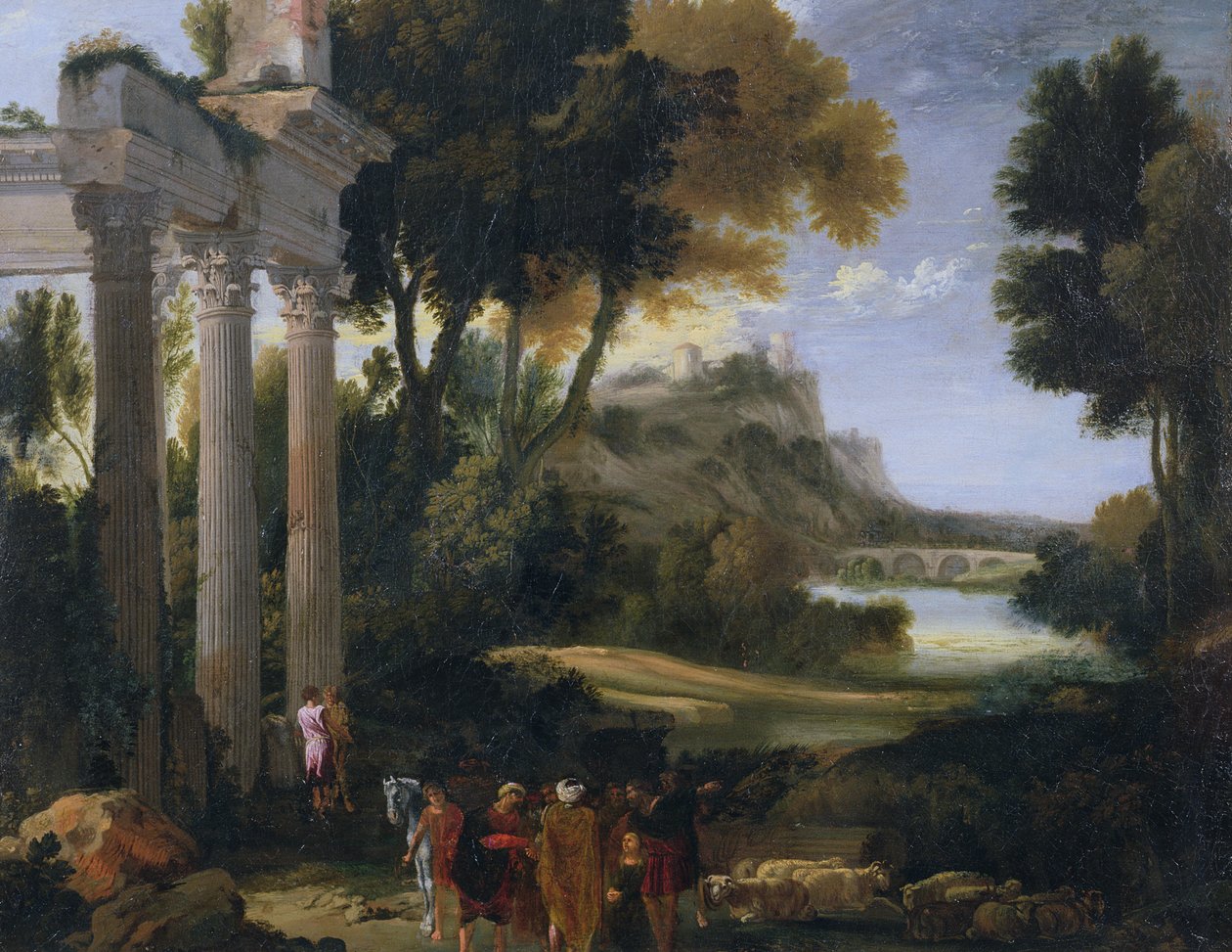 Klassinen maisema, 1760 tekijältä Giovanni Paolo Pannini