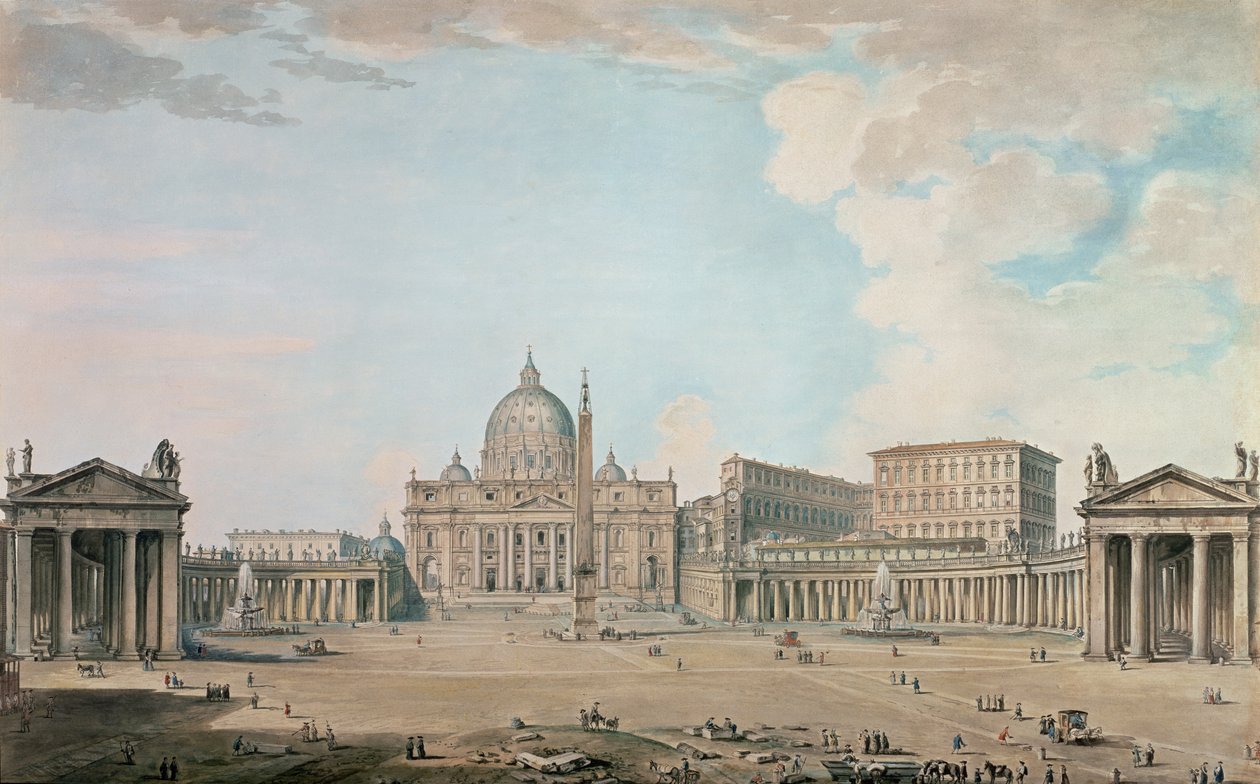 Pyhä Pietari, Rooma tekijältä Giovanni Paolo Pannini
