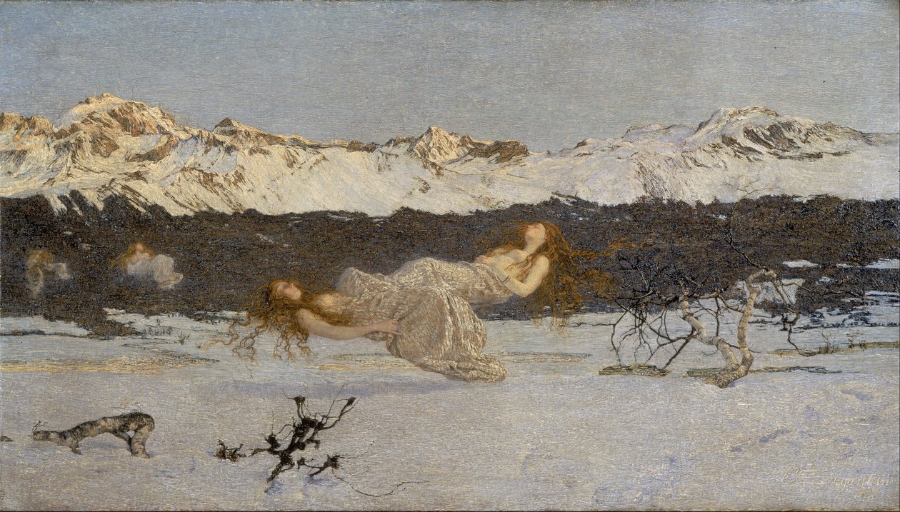 Himojen rangaistus tekijältä Giovanni Segantini