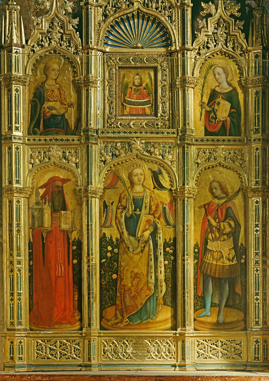 Pyhän Sabinan alttaritaulu, 1443 tekijältä Giovanni and Antonio da Murano