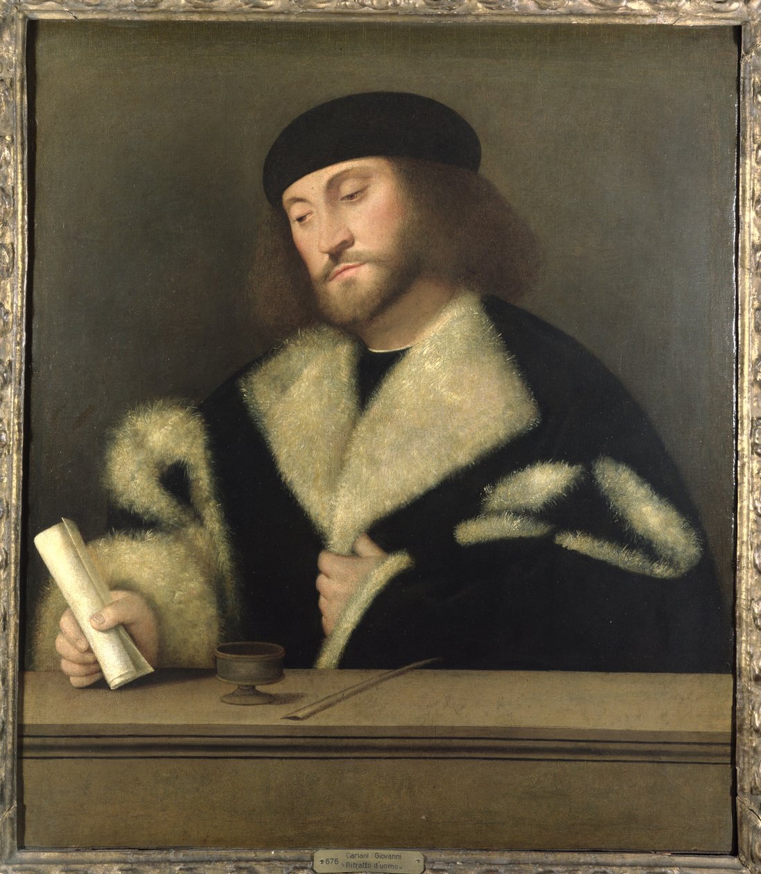 Miehen muotokuva tekijältä Giovanni de Busi Cariani