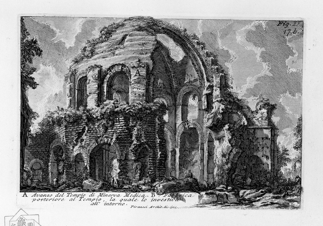 Minerva Medican temppeli tekijältä Giovanni Battista Piranesi